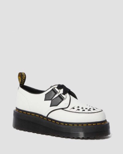 Tenis De Plataforma Dr Martens Sidney Cuero Creeper Para Hombre DR9358B